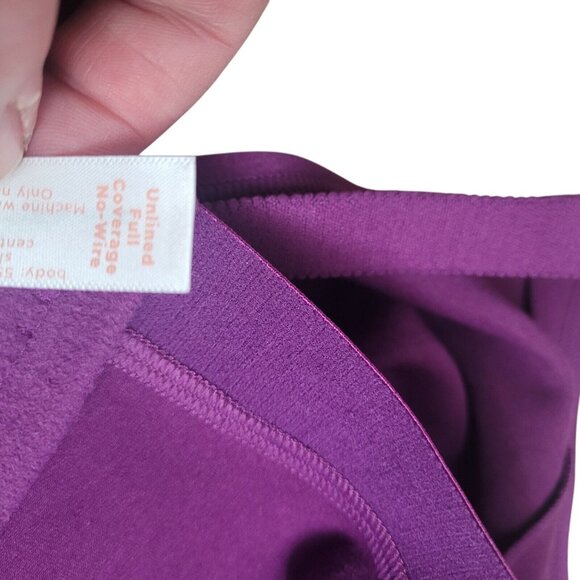 Cacique 46C Cotton Unlined Full Coverage No-Wire Bra Lace Trim Lane Bryant NEW - Picture 13 of 15